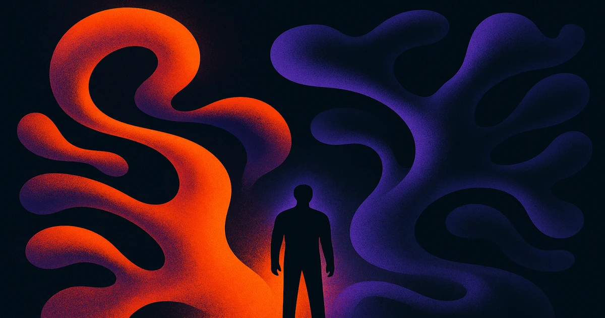 Reddit Data API 2026 cover: surreal editorial illustration with magnifying glass over crystalline data structures in orange and deep blue, redditapis.com not affiliated with Reddit Inc
